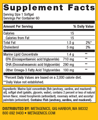 OmegaGenics® EPA-DHA 1000